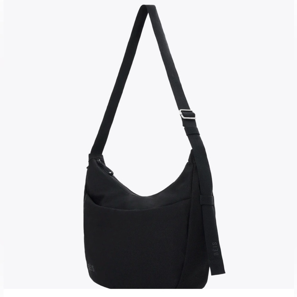 Beis Crossbody Messenger Bag in Black